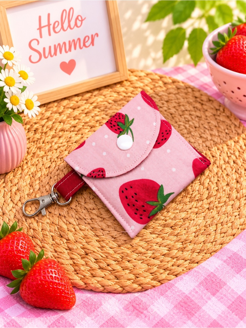Strawberry Earbuds Case